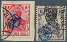 18909 Deutsche Abstimmungsgebiete: Oberschlesien - Französische Besatzung: 1920, 10 Pf Germania, Sogenannt - Autres & Non Classés