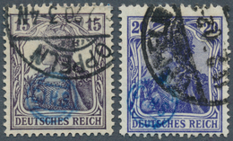 18911 Deutsche Abstimmungsgebiete: Oberschlesien - Französische Besatzung: 1920, 15 Pf Schwarzviolett, Sog - Andere & Zonder Classificatie