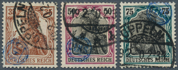 18914 Deutsche Abstimmungsgebiete: Oberschlesien - Französische Besatzung: 1920, 35 Pf, 50 Und 75 Pf Germa - Andere & Zonder Classificatie