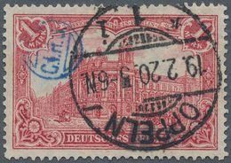 18915 Deutsche Abstimmungsgebiete: Oberschlesien - Französische Besatzung: 1920, 1,- M, Repräsentative Bau - Autres & Non Classés