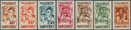 19003 Deutsche Abstimmungsgebiete: Saargebiet: 1931, Volkshilfe: Gemälde (III), 7 Postfrische Werte, Tadel - Other & Unclassified