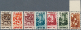 19009 Deutsche Abstimmungsgebiete: Saargebiet: 1931, Volkshilfe-Serie 40 C - 5 F, Tadellos Postfrische Ser - Other & Unclassified