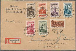 19018 Deutsche Abstimmungsgebiete: Saargebiet: 1932, Volkshilfe Burgen Und Kirchen, Kompletter Luxus Satz - Other & Unclassified