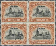 19052 Belgische Besetzung - Eupen: 1920, Freimarken Von Belgien Mit Aufdruck "Eupen": 35 C, In Zähnung L 1 - OC38/54 Belgian Occupation In Germany