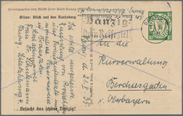 19113 Danzig - Ganzsachen: 1935. Halbamtliche Postkarte Für Das WHW 10 (Pf) Grün Wappen Mit Foto-Ansicht " - Other & Unclassified
