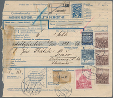 19314A Dt. Besetzung II WK - Böhmen Und Mähren: 1939, CSR, 3 X 3 Kc Dkl'siena Als Mitläufer, Zusammen Mit B - Occupation 1938-45