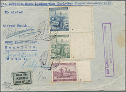 19324 Dt. Besetzung II WK - Böhmen Und Mähren: 1940/1941. Lot Von 3 Briefen Je Mit Ra2 "Mit Luftpost Nach - Bezetting 1938-45