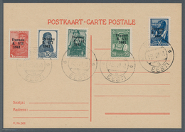 19353 Dt. Besetzung II WK - Estland - Pernau (Pärnu): 1941, "5 Bis 30 Kop. Mit Aufdruck In Haupttype I", T - Occupation 1938-45