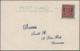 19441 Dt. Besetzung II WK - Guernsey: 1942: 1 P Banknotenpapier Auf Sauberem Beleg, Signiert Möhle BPP. - Besetzungen 1938-45