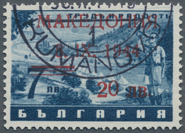 19479 Dt. Besetzung II WK - Mazedonien: 1944, Deutsche Besetzung Mazedonien, 20 L. Auf 7 L. Mit Aufdruckfe - Besetzungen 1938-45