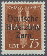 19553 Dt. Besetzung II WK - Zara: 1943, Angegebene Werte In Tadellos Postfrischer Erhaltung (2,50 L. Rotor - Besetzungen 1938-45