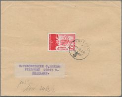 19628 Feldpost 2. Weltkrieg: 1944 (28.2.), Franz. Zuschlagsmarke LEGION TRICOLORE (1.20 Francs + 8.80 Fran - Andere & Zonder Classificatie