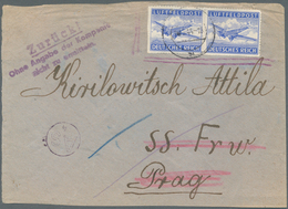 19630 Feldpost 2. Weltkrieg: 1944: SS-Luftfeldpostbrief An Kirilowitsch Attila, SS Freiwilliger , Prag, Rü - Other & Unclassified