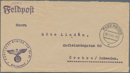 19631 Feldpost 2. Weltkrieg: 1945 (20.1.), Gebührenfreier FP-Brief (mit Brieftext) Mit Stempel PADERBORN ( - Autres & Non Classés