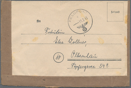 19632 Feldpost 2. Weltkrieg: 1945 (11.2.), FP-Faltbrief (interess. Brieftext) Aus "Mehlsack" (Krs. Braunsb - Sonstige & Ohne Zuordnung