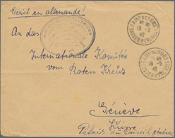 19660 Kriegsgefangenen-Lagerpost: 1942(18.5.), Portofreier Brief Aus Dem Berüchtigten Schlammlager "Camp D - Sonstige & Ohne Zuordnung