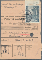 19685 KZ-Post: 1942, KZ Auschwitz: Postgeldanweisungs-Abschnitt Mit Absender "...Gemrich Ritter Von Neuber - Lettres & Documents