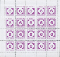 19716 Deutsche Lokalausgaben Ab 1945: Görlitz, 1945: Freimarken 6 Pf Ziffer Rotviolett Auf Weißem, Gestric - Autres & Non Classés