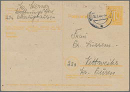 19755 Alliierte Besetzung - Notausgaben: Britische Zone: Hoffnungsthal: 1946, 6 Rpf Zu 6 Pfg. Notganzsache - Sonstige & Ohne Zuordnung