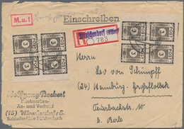 19908 Sowjetische Zone - Ost-Sachsen: 1945, 3 Pf Schwarzbraun, 36 Stück Incl. 3x Type II Als Portogerechte - Autres & Non Classés