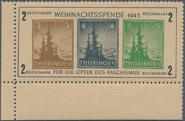 19978 Sowjetische Zone - Thüringen: 1945, Antifa-Block Auf T-Papier, Postfrisches Kabinett-Stück Aus Der L - Sonstige & Ohne Zuordnung