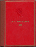 20235 DDR: 1953, Sog. ''Karl-Marx-Büchlein'', 1 Mal Ungestempelt Und 1 Mal Sondergestempelt In Guter Erhaltu - Other & Unclassified