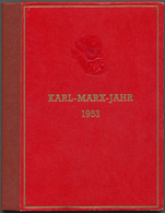 20235 DDR: 1953, Sog. ''Karl-Marx-Büchlein'', 1 Mal Ungestempelt Und 1 Mal Sondergestempelt In Guter Erhaltu - Autres & Non Classés