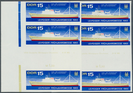 20291 DDR: 1968, Leipziger Frühjahrsmesse 15 Pf. 'Fang- Und Gefrierschiff Der Atlantik-Serie' In 4 Verschi - Other & Unclassified