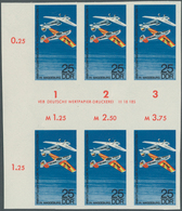 20302 DDR: 1968, Weltmeisterschaften Im Motorkunstflug In Magdeburg 25 Pf. 'Sportflugzeuge Type Trener Bei - Other & Unclassified