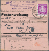 20371 DDR - Dienstmarken A (Verwaltungspost B): 1954, 2 X 50 Pf Violettpurpur Als Portogerechte MeF Auf Po - Andere & Zonder Classificatie