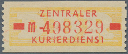 20391 DDR - Dienstmarken B (Verwaltungspost A / Zentraler Kurierdienst): 1958, 10 Pfg M = Dresden, Tadello - Andere & Zonder Classificatie