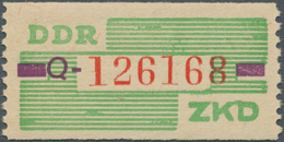 20397 DDR - Dienstmarken B (Verwaltungspost A / Zentraler Kurierdienst): 1959, Wertstreifen Für Den ZKD, 1 - Sonstige & Ohne Zuordnung