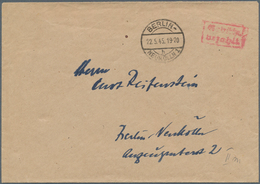 20501 Berlin - Vorläufer: 1945, Umschlaf Mit Brückenstempel BERLIN - NEUKÖLLN 1b 22.5.45 Mit Rotem "Gebühr - Briefe U. Dokumente