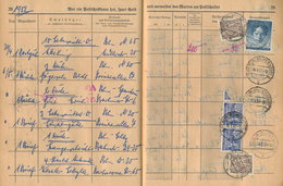 20547 Berlin: 1952,komplettes Posteinlieferungsbuch Mit 43 Frankierten Seiten Für Die Einlieferung Von Pak - Autres & Non Classés