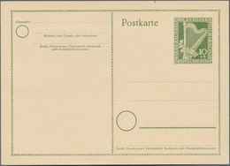 20608 Berlin - Ganzsachen: 1951. Set Der Beiden Sonder-Postkarten 10+5 Pf Philharmonie, 1x Mit Zudruck Vs. - Autres & Non Classés