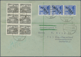 20619 Berlin - Postschnelldienst: 1949, Schnelldienstbrief Mit Gebühr Abholung Aus Der Wohnung 40 Pfennig, - Brieven En Documenten