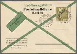 20622 Berlin - Postschnelldienst: 1949,1.3.: Amtlicher Umschlag Zur Eröffnung Des Postschnelldienst Mit 1. - Brieven En Documenten