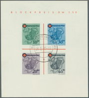 20673 Französische Zone - Rheinland Pfalz: 1949, Glasklare Mittig Gestempelte Luxus-Blockausgabe Bl.1, Mi. - Andere & Zonder Classificatie