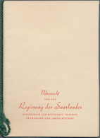 20724 Saarland (1947/56): 25 Und 200 Fr. Europarat Ungebraucht Und Mit Ersttagsstempel "SAARBRÜCKEN 8.8.50 - Unused Stamps