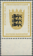 20852 Bundesrepublik Deutschland: 1955, 10 Pfg. Wappen Von Baden-Württemberg Mit Abart "Wertziffer Fehlend - Other & Unclassified