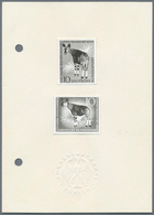 20857 Bundesrepublik Deutschland: 1958, Zoologischer Garten Frankfurt, Zwei Verschiedene Gezähnte 10 Pfenn - Andere & Zonder Classificatie