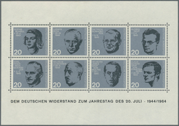 20871 Bundesrepublik Deutschland: 1964, Blockausgabe "20. Jahrestag Des Attentats Auf Adolf Hitler Vom 20. - Other & Unclassified