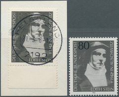 20902 Bundesrepublik Deutschland: 1983, 80 Pfg. "Edith Stein" Glasklar Und Zentrisch Gestempeltes Luxus-Un - Other & Unclassified