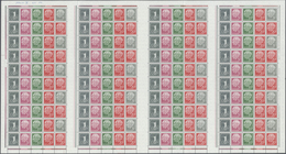 20934 Bundesrepublik - Markenheftchenbogen: 1960, Heuss MH-Bogen Postfrisch Mit Der üblichen Versandstelle - Autres & Non Classés