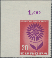 20962 Bundesrepublik Deutschland: 1964, 20 Pfg. Europa, Nur Rechts Gezähnt, Sonst Ungezähnt, Aus Der Linke - Other & Unclassified