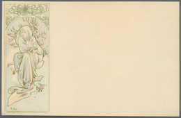21012 Ansichtskarten: Künstler / Artists: MUCHA ALFONS, Jugendstil, Um 1900, Nicht Beschriftet, Nicht Gela - Unclassified