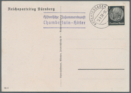 21063 Ansichtskarten: Propaganda: 1938, Dt. Reich. Farbkarte "Reichsparteitag Nürnberg" Mit Rs. Abb. "SA-T - Political Parties & Elections