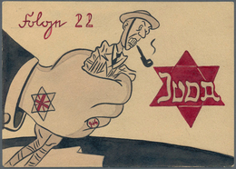 21094 Ansichtskarten: Propaganda: Antisemitismus - "JUDA - Palästina Im Würgegriff Von Englands Juden", "F - Political Parties & Elections