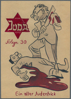 21102 Ansichtskarten: Propaganda: Antisemitismus - "JUDA - Ein Alter Judentrick", "Folge 30", Zutiefst Ant - Political Parties & Elections