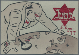21146 Ansichtskarten: Propaganda: Antisemitismus - "JUDA - Aus Judas Sicht ...", "Folge 77", Zutiefst Anti - Political Parties & Elections